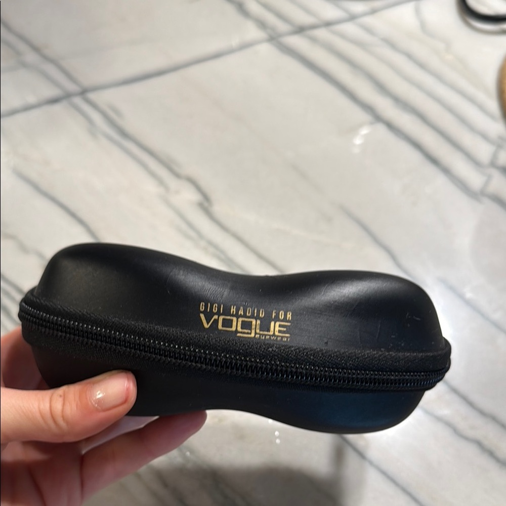Vogue Eyewear Black and Gold Case
